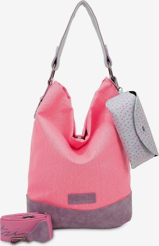 Fritzi aus Preußen - Bolso de hombro 'Olga' en rosa: frente