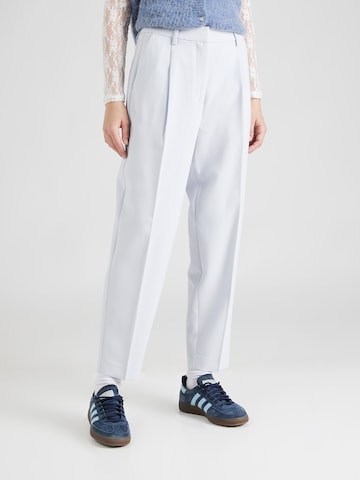 Effilé Pantalon à plis 'Cindy Dagny' BRUUNS BAZAAR en bleu : devant