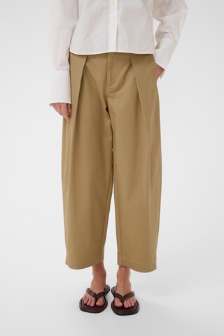 Loosefit Pantalon 'TinikkaIW' InWear en beige : devant