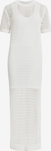 AllSaints Stickad klänning 'PALOMA' i vit: framsida