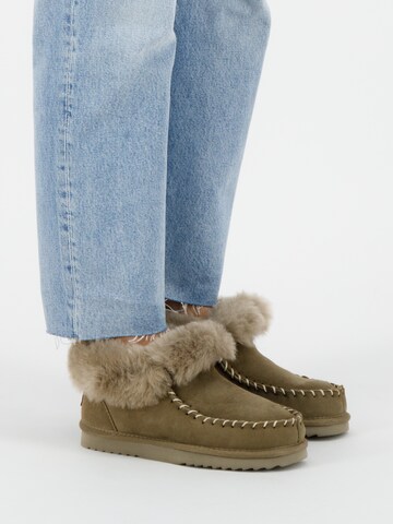 Warmbat Slippers 'Wilora' in Green