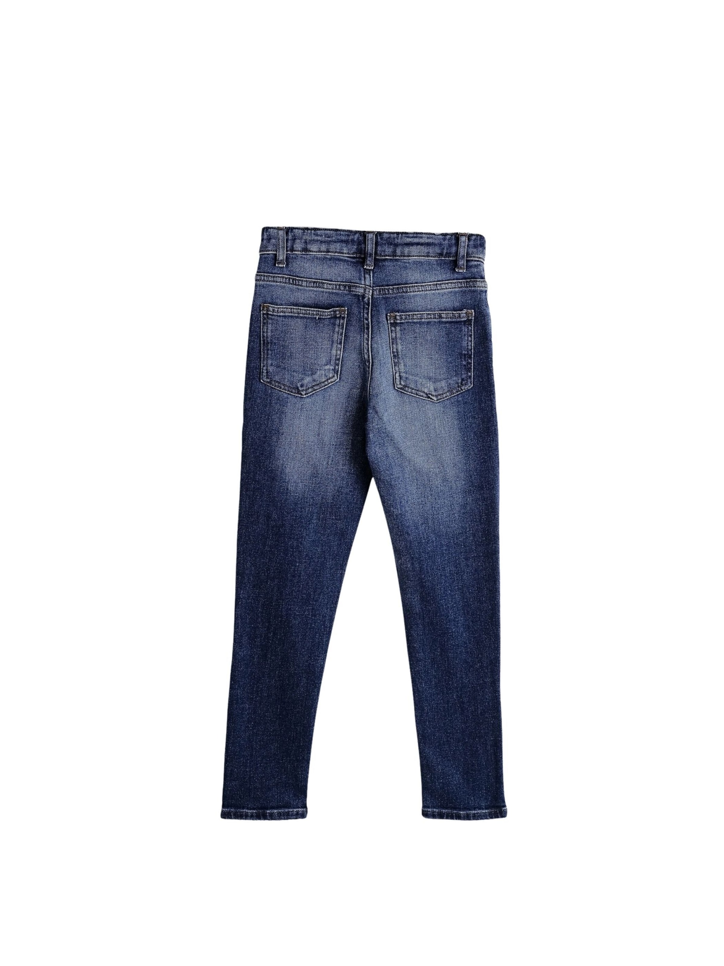 Solang Slimfit Hose Denim Stretch Slim-Fit in Blau