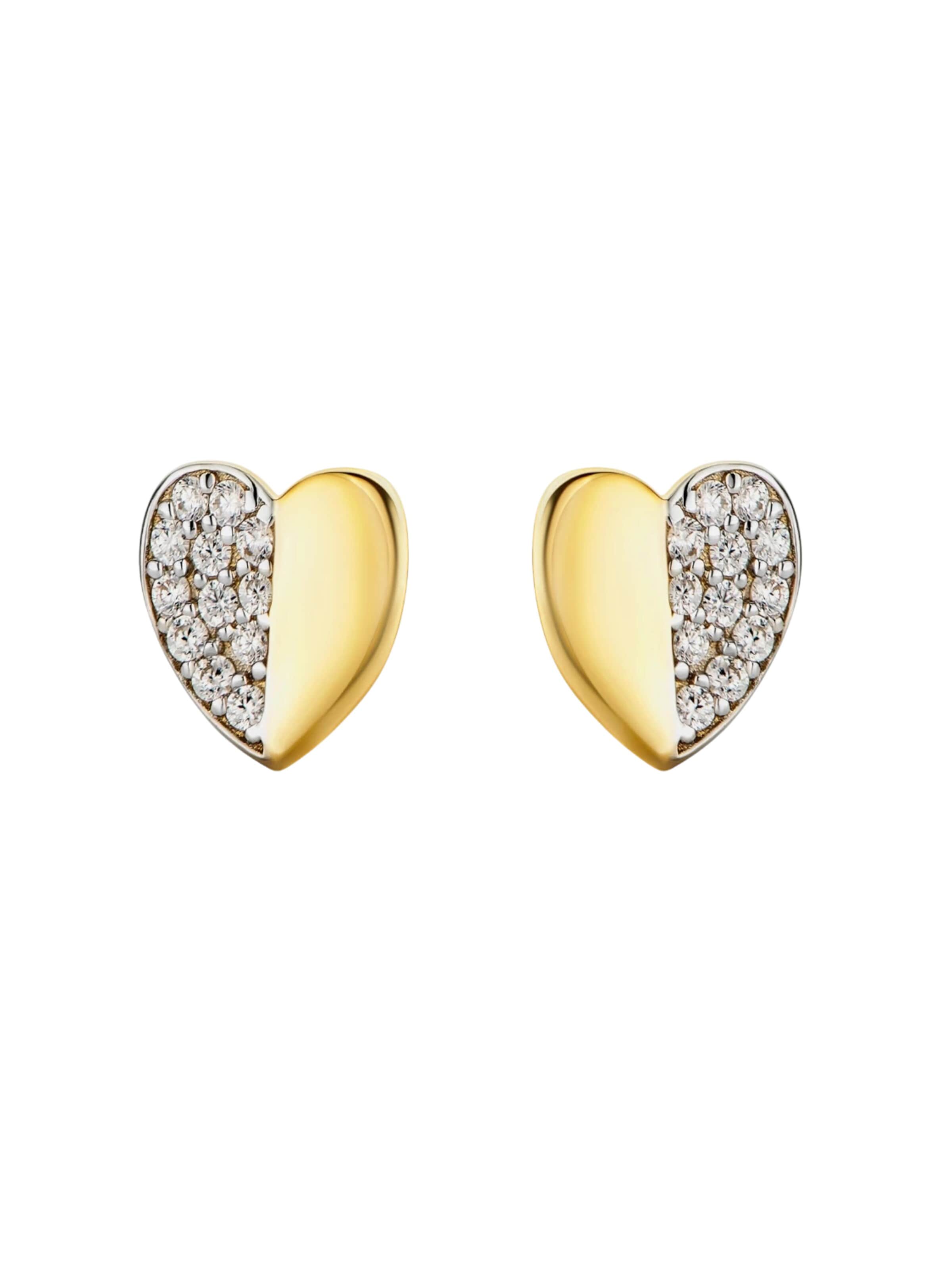 Orecchini 'Ohrringe aus 585 Gelbgold' di DIAMANT LETERNEL in giallo: frontale