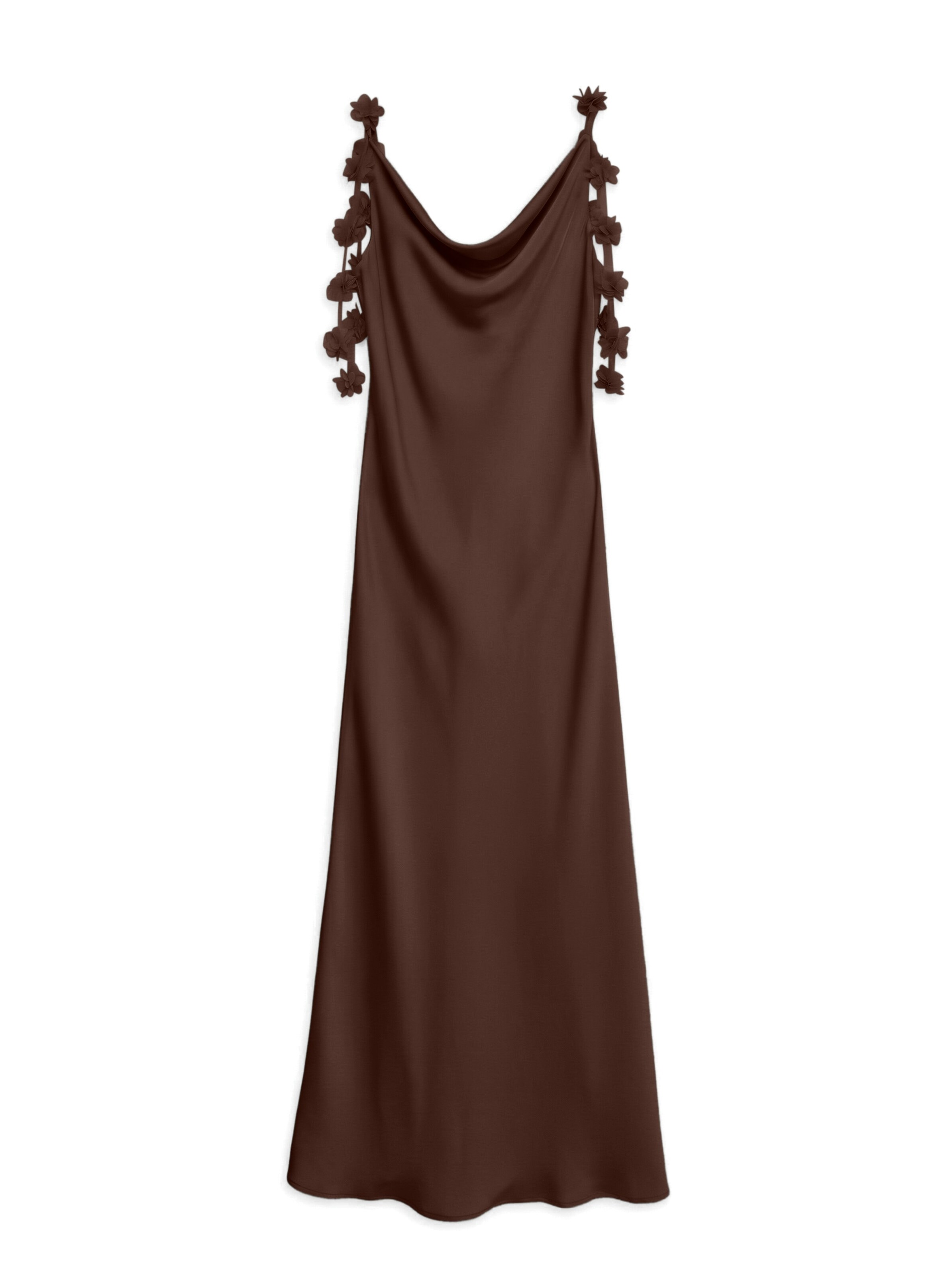 VERO MODA - Vestido 'VMANALEIA' en marrón: frente