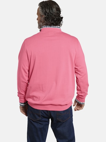 Jan Vanderstorm Sweatshirt 'Degenar' in Pink