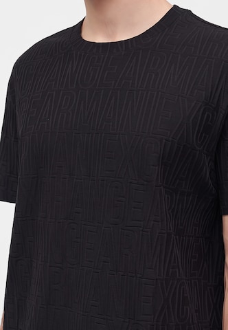 ARMANI EXCHANGE Тениска в черно