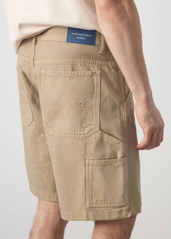 MANGO MAN Regular Chino Pants in Beige