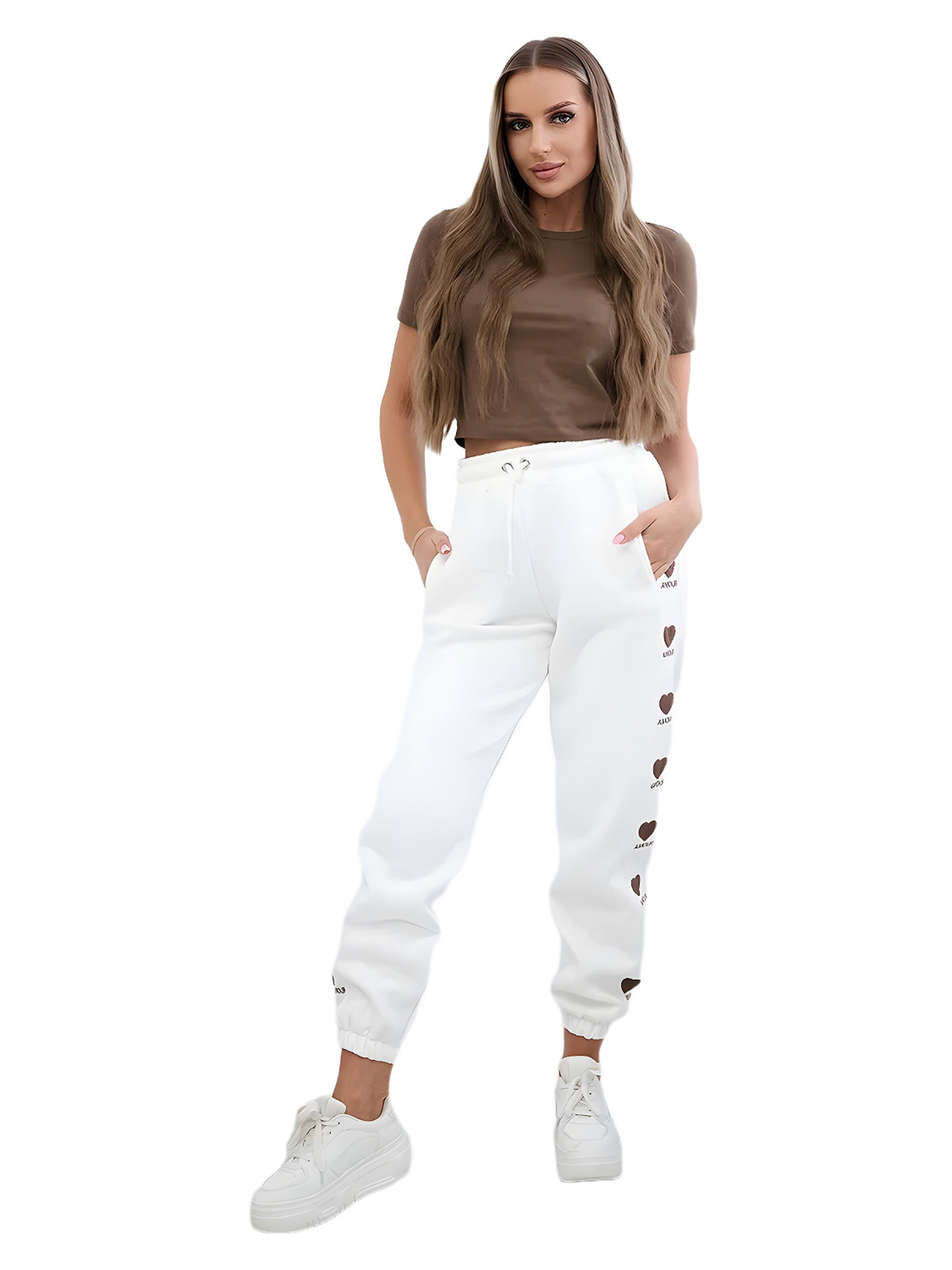 Lumera Pants in Beige: front