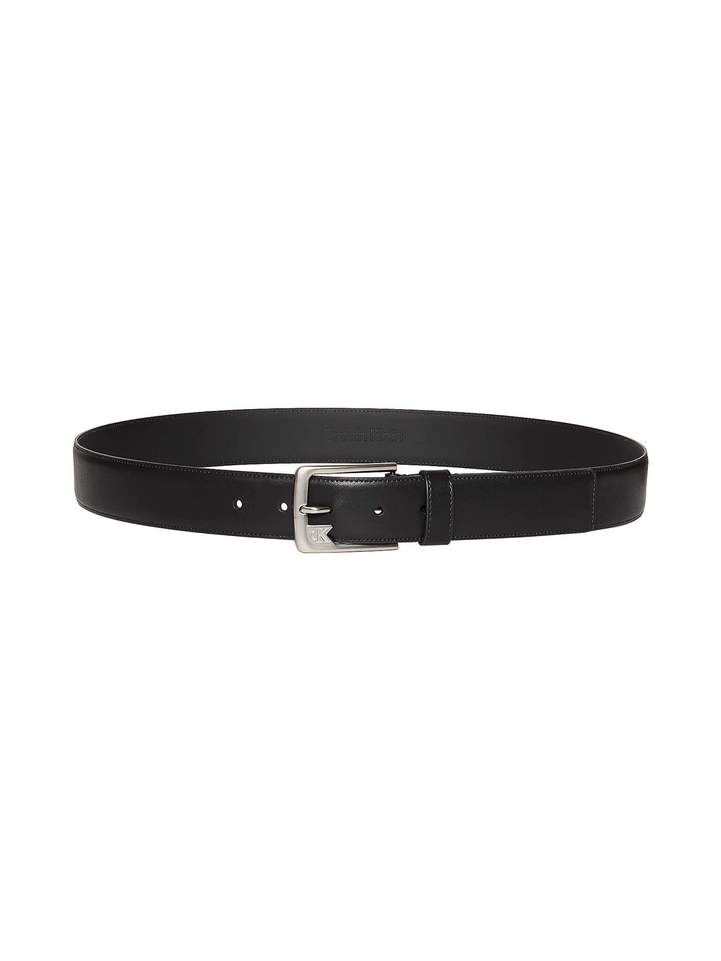 Ceinture Calvin Klein en noir : devant