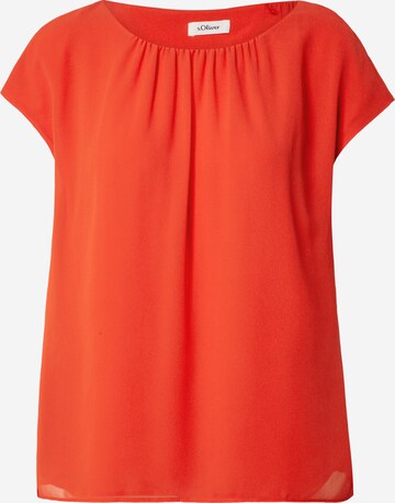 s.Oliver BLACK LABEL Blouse in Red: front