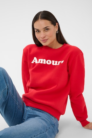 Sweat-shirt 'KAmila' Kaffe en rouge