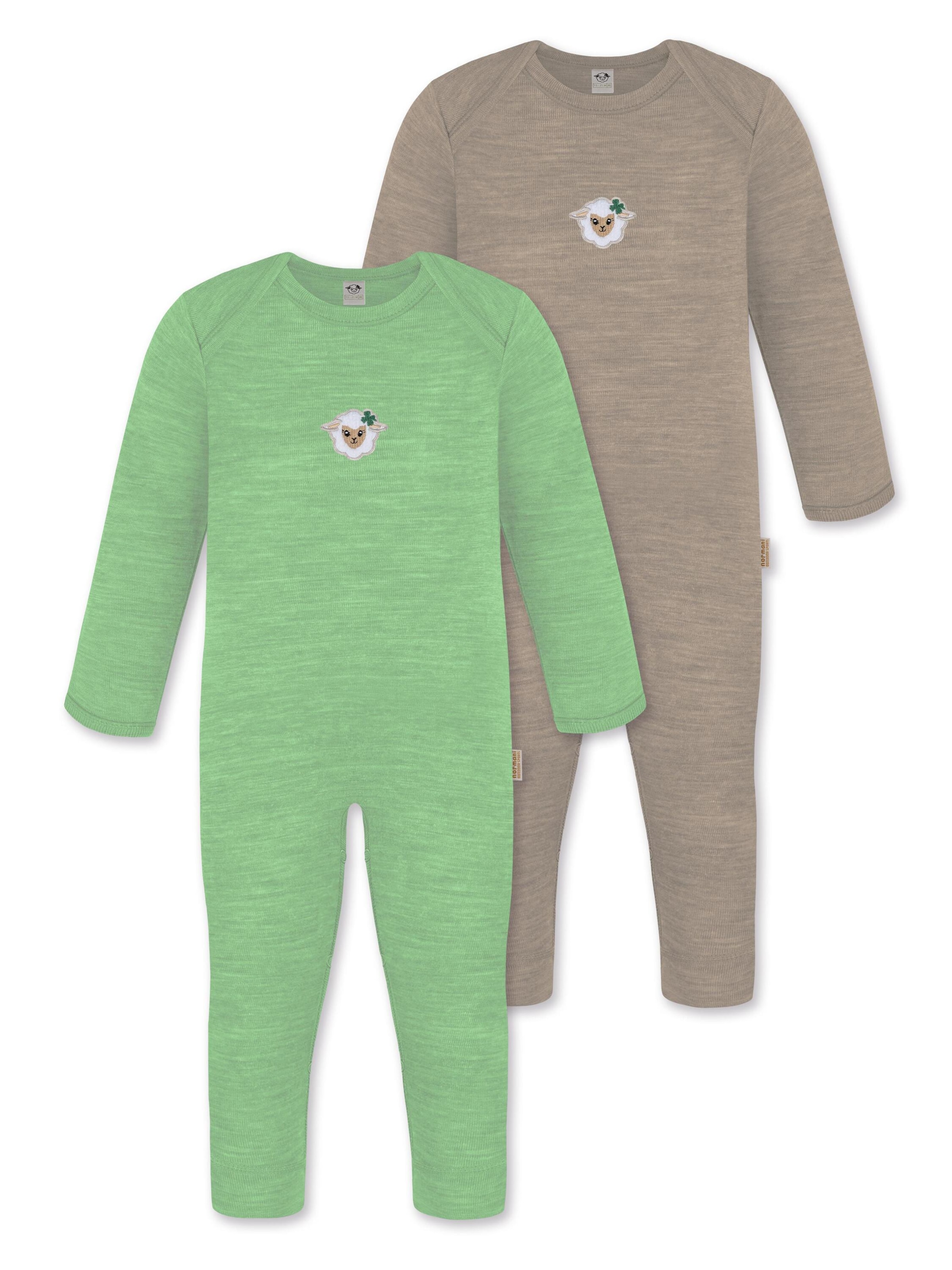 normani Rompertje/body 'Waverly' in Beige: voorkant