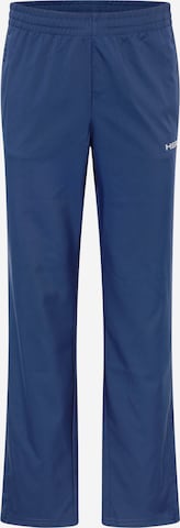 HEAD Regular Workout Pants 'CLUB' in Blue: front