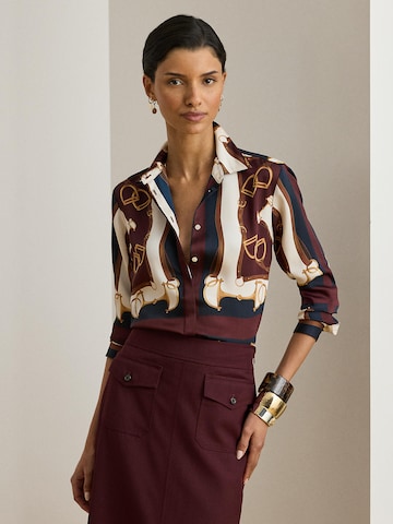 Lauren Ralph Lauren Bluse in Rot: Vorderseite
