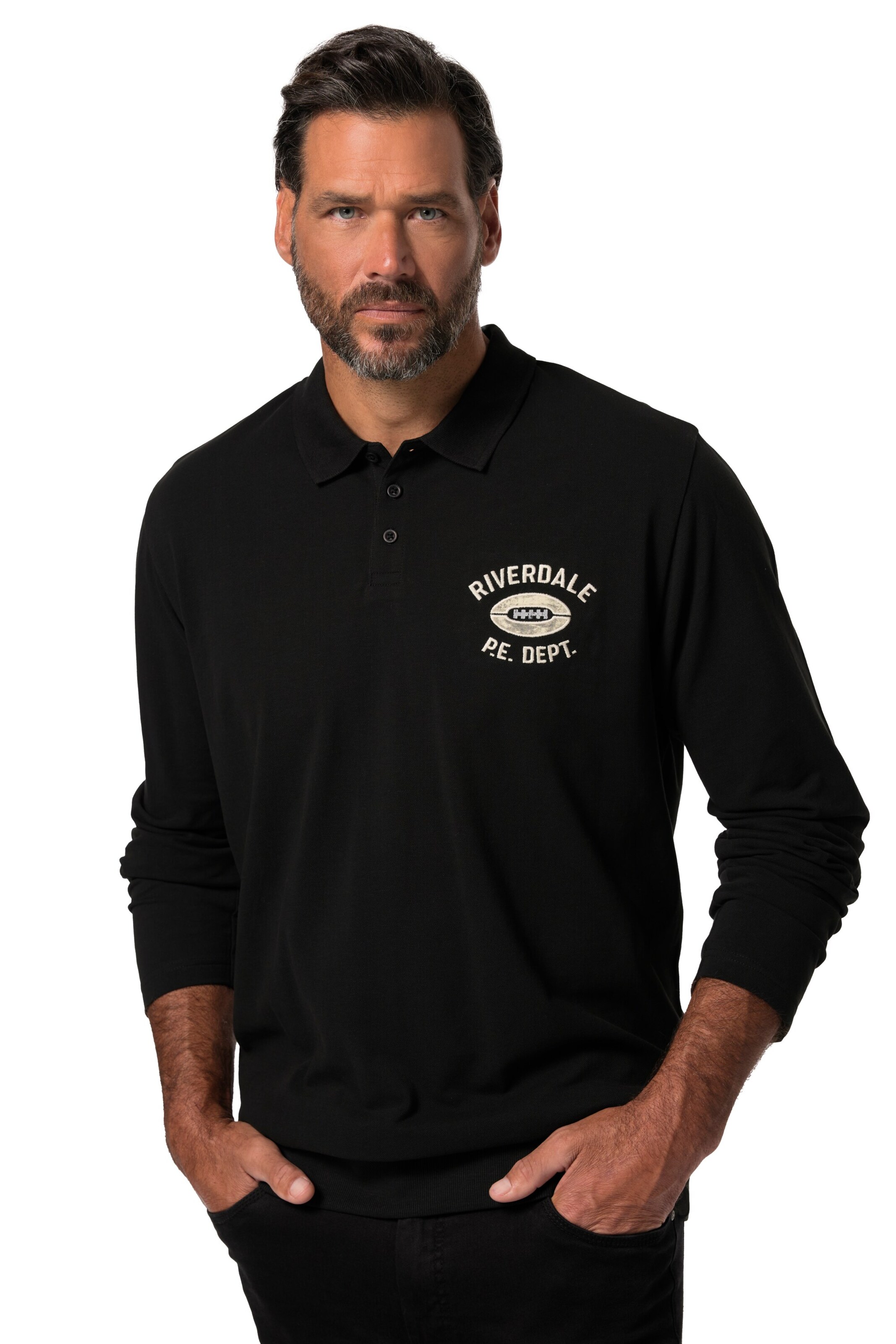 JP1880 Shirt in Black: front