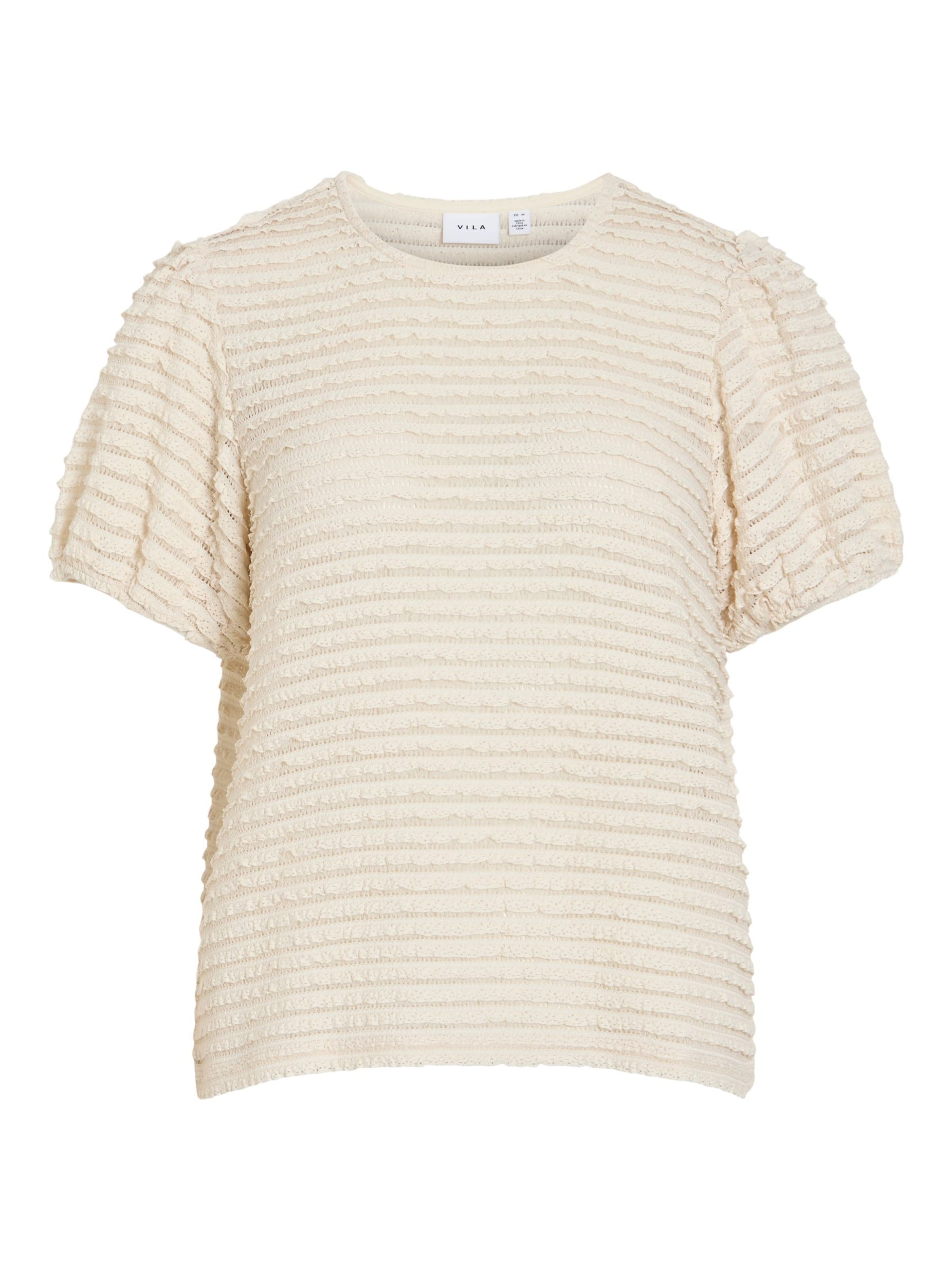 VILA Bluse 'VILogan' in M in beige, Produktansicht
