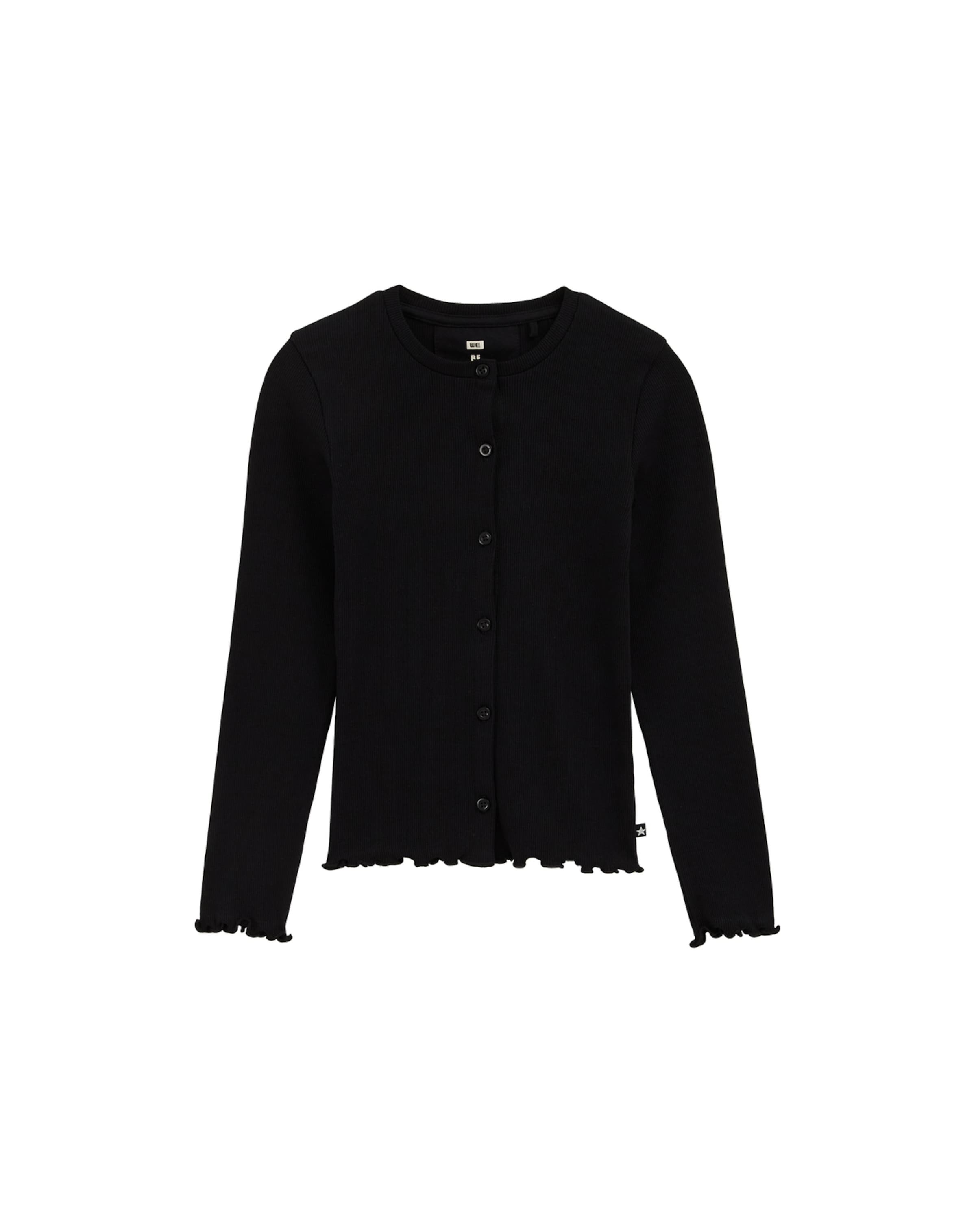 WE Fashion Cardigan i sort: forside