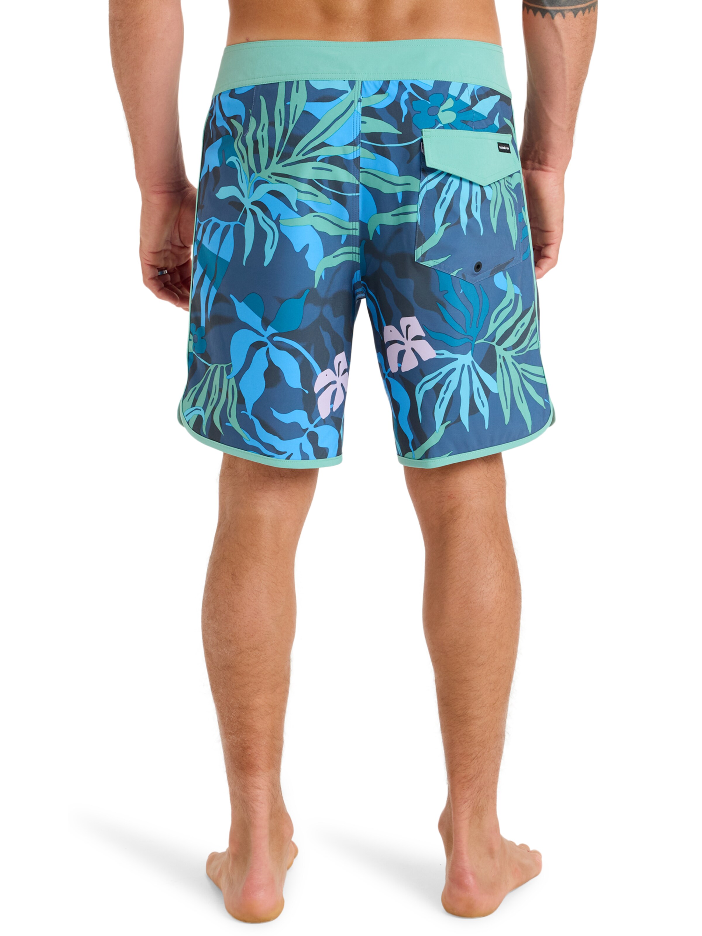 QUIKSILVER Boardshorts 'Surfsilk Scallop 18' in Blauw