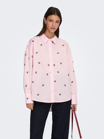 Chemisier 'JDYNELLY' JDY en rose : devant