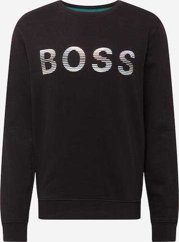 BOSS Casual Sweatshirt 'SIMO' in Schwarz: front