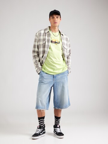 VANS - Camisa 'Times Up' em verde