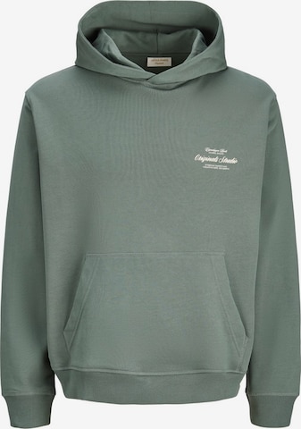 JACK & JONES Mikina 'JORNORREBRO' – zelená: přední strana