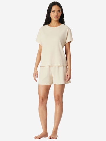 Pyjama 'Casual Feel' SCHIESSER en blanc : devant