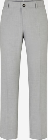 JOOP! Slim fit Pleated Pants 'Hank' in Grey: front