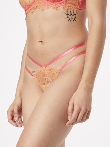 LingaDore String in Orange: front