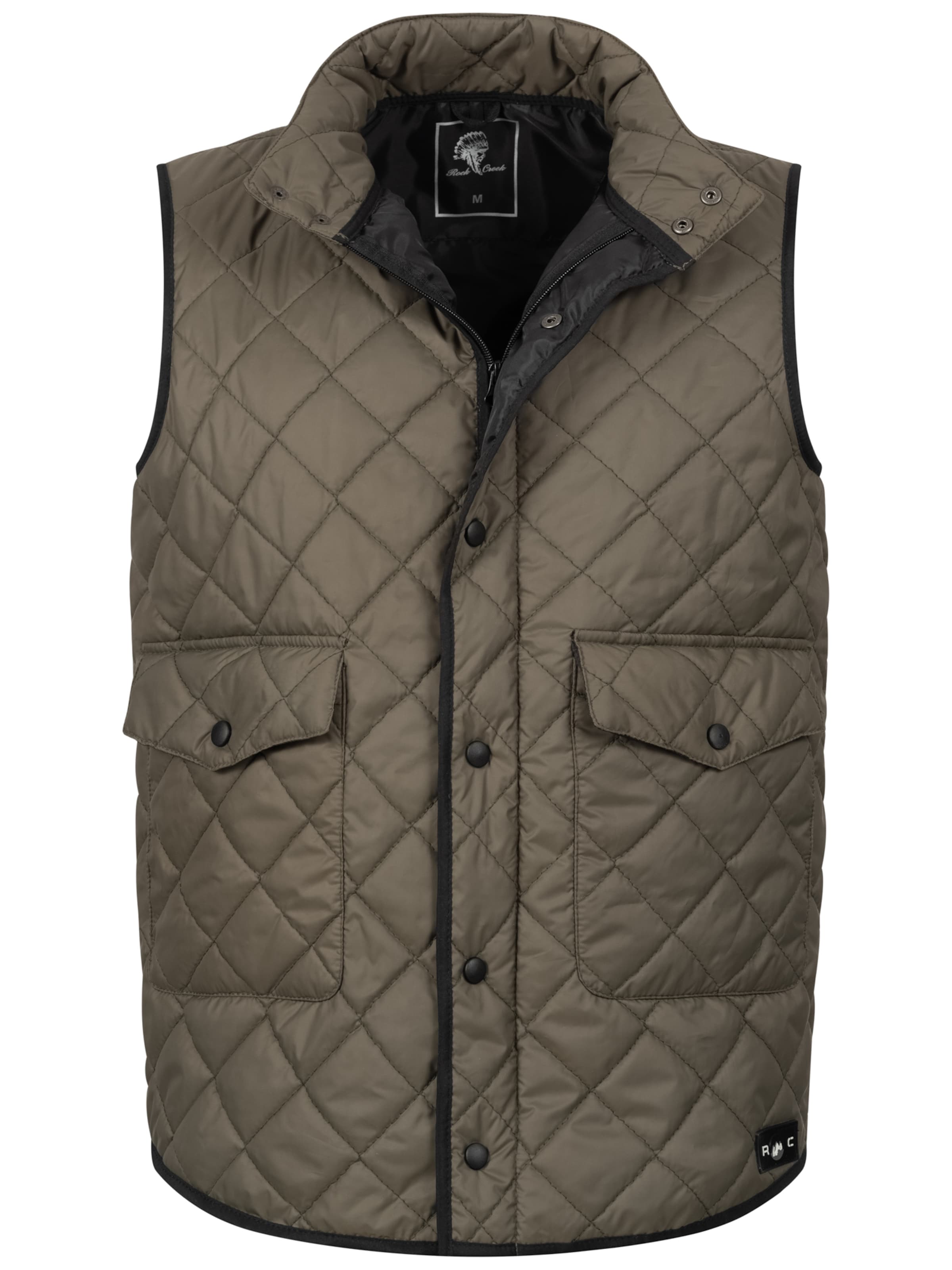 Rock Creek Weste in Grün: Vorderseite