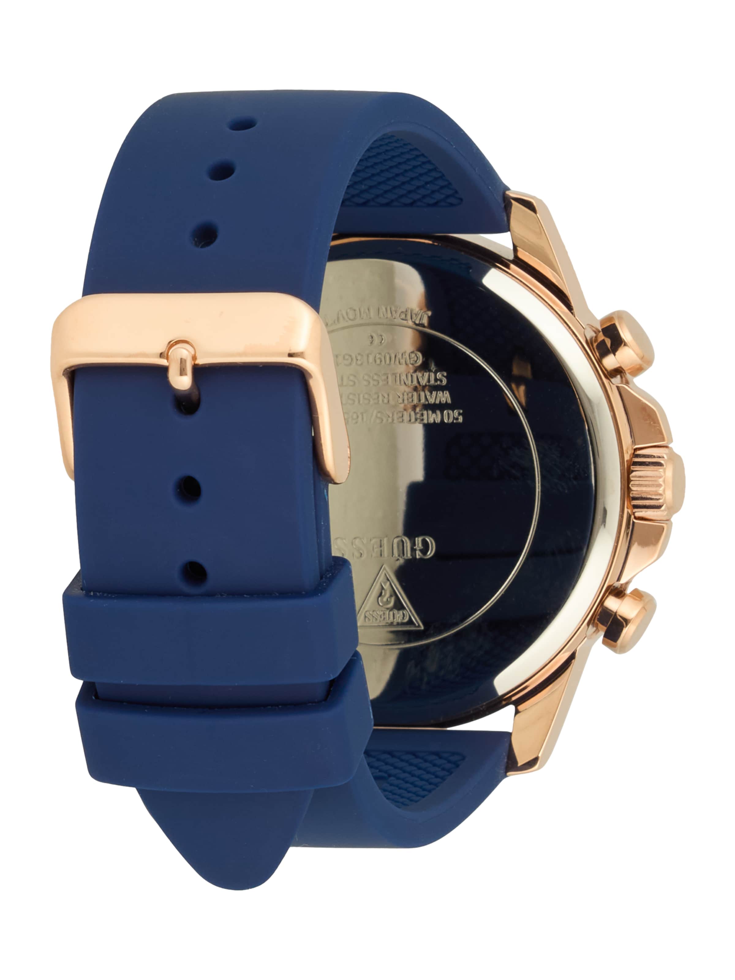 GUESS Uhr 'Walker' in Blau