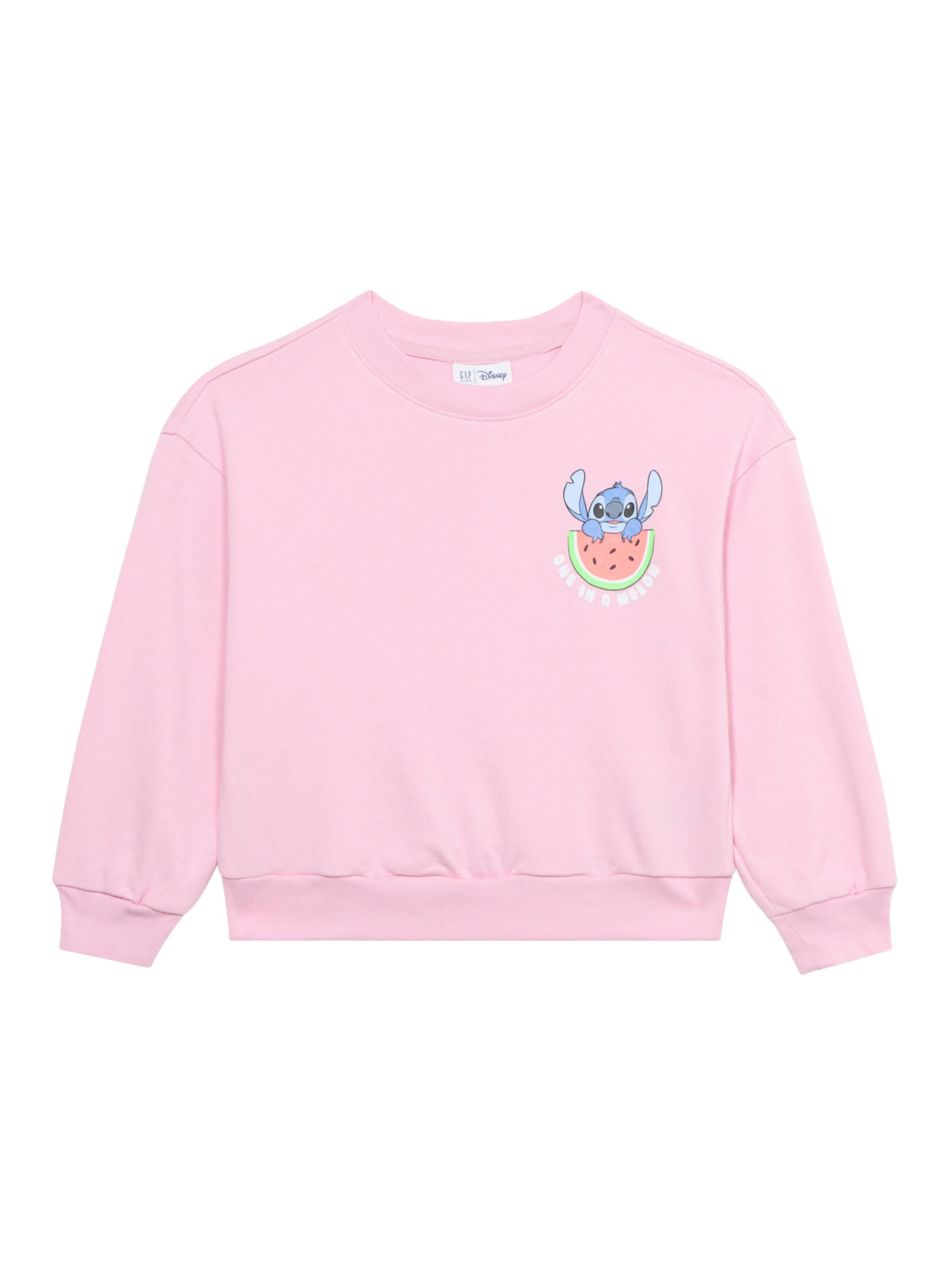 GAP Суичър 'STITCH' в розово: отпред