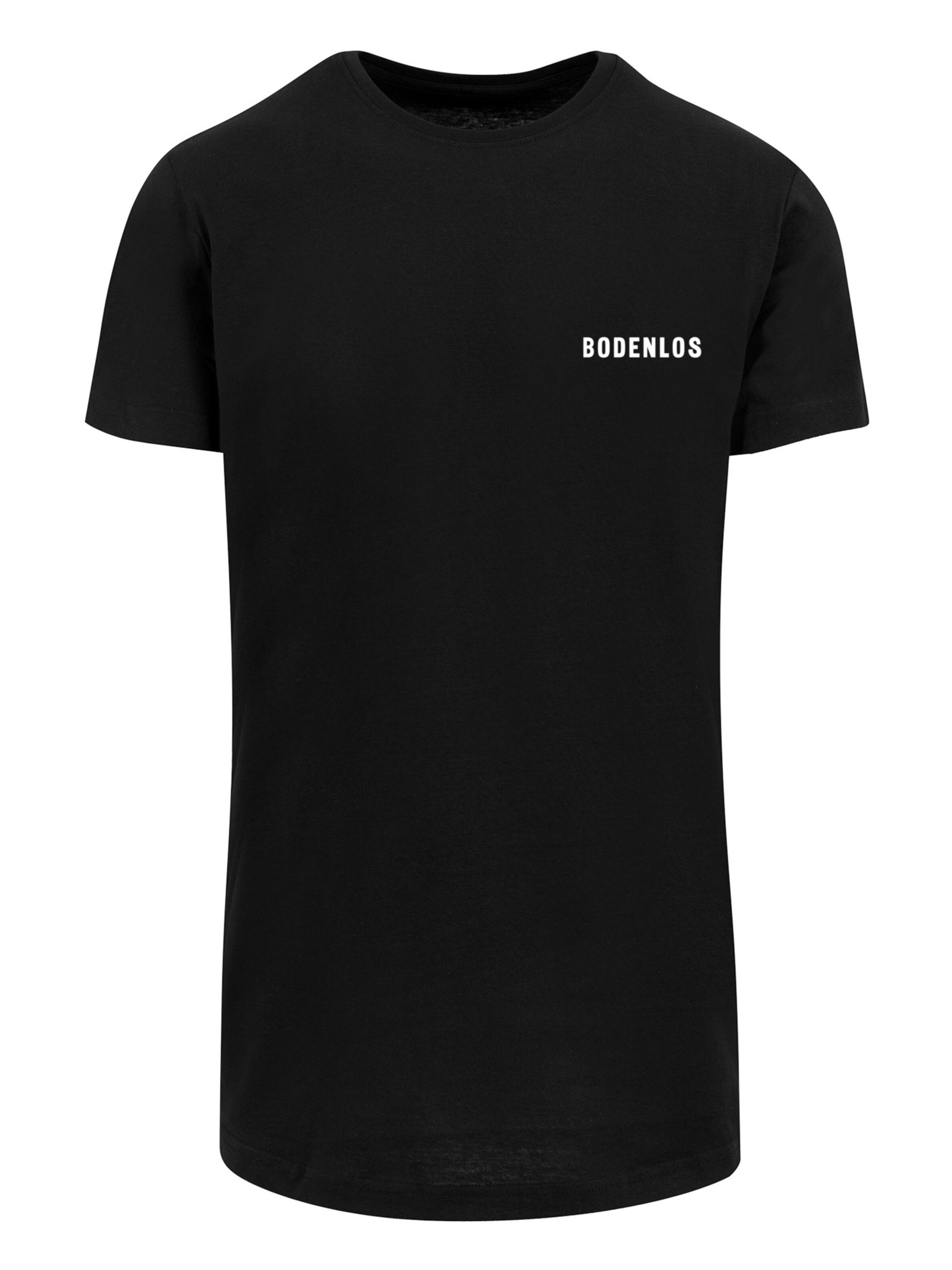 T-Shirt 'Bodenlos' F4NT4STIC en noir : devant