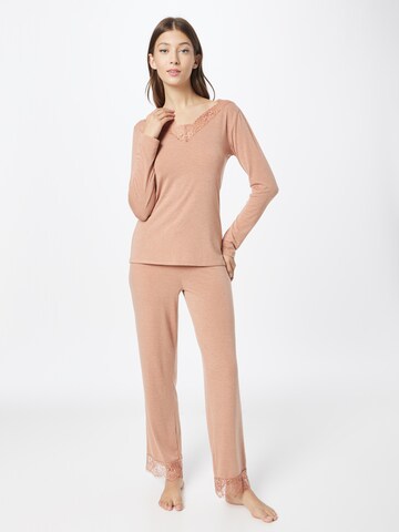 Pyjama LingaDore en beige : devant