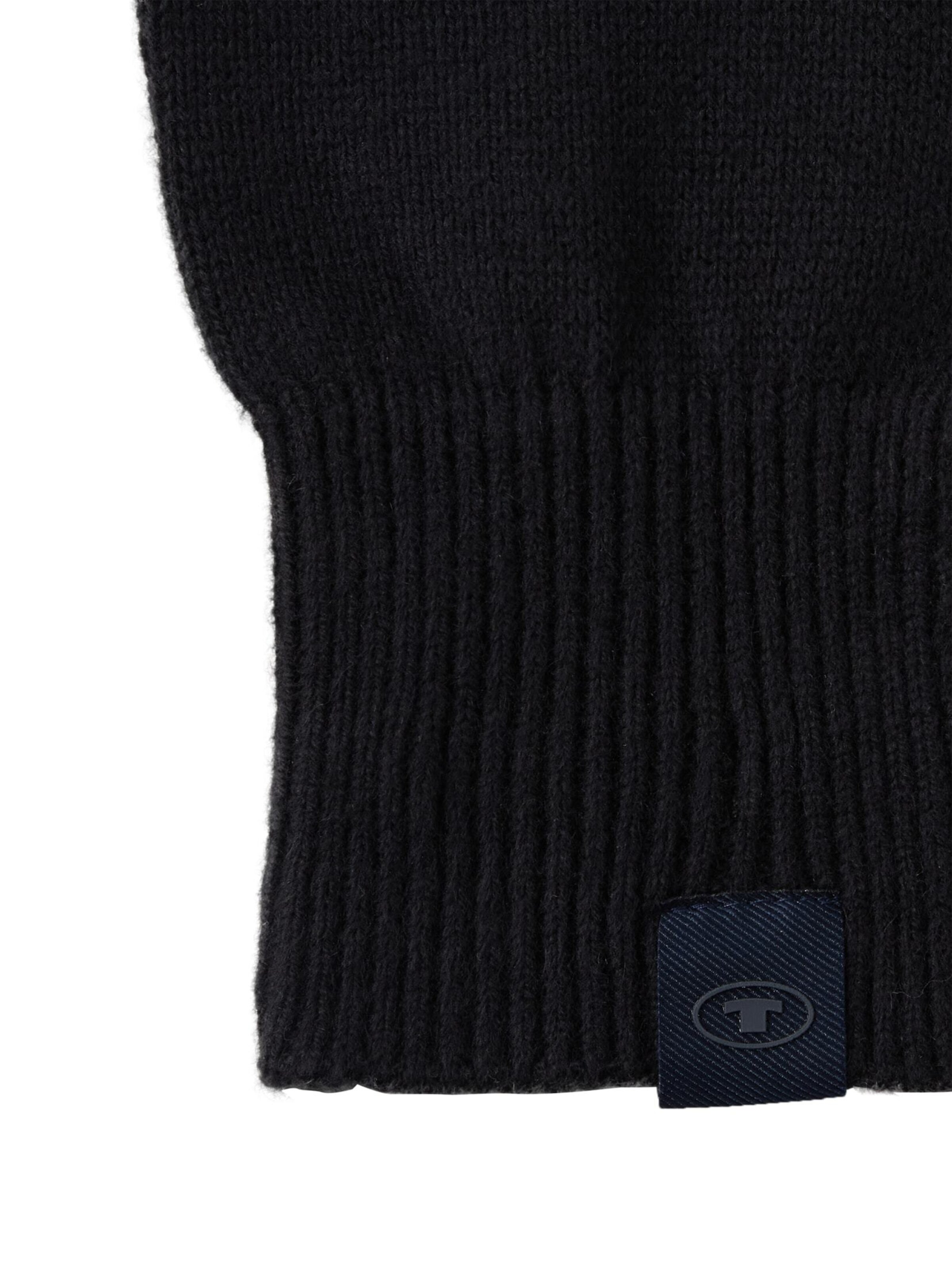 TOM TAILOR Full Finger Gloves in Black