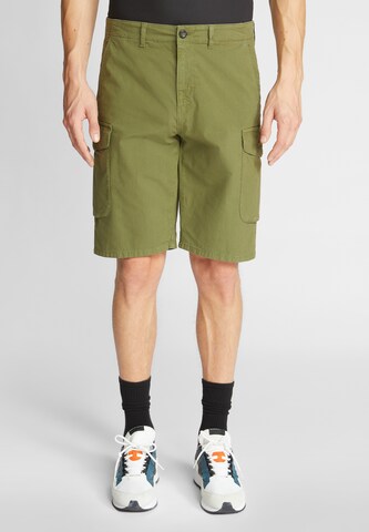 North Sails Slim fit Pants in Green: front