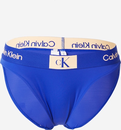 Pantaloncini per bikini Calvin Klein Swimwear di colore beige / blu, Visualizzazione prodotti