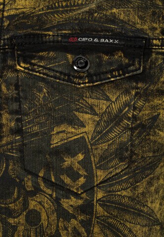 CIPO & BAXX Jeansjacke in Gelb