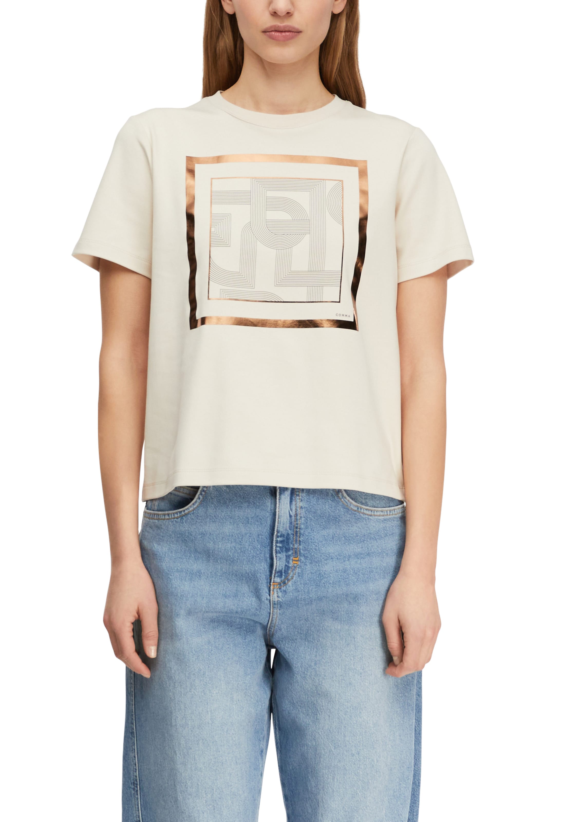 COMMA Shirt in Beige