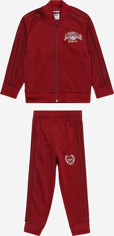 ADIDAS ORIGINALS Sweatsuit 'Coliate Graphic Sst' in Red: front