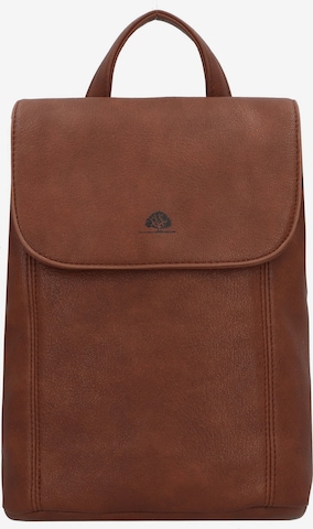 GREENBURRY Rugzak 'Mad'l Dasch' in Bruin: voorkant