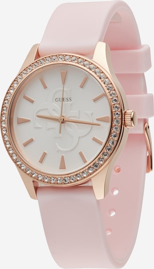 Ceas analogic GUESS pe bronz / roz / argintiu / alb, Vizualizare produs