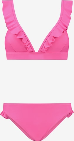 Shiwi Bikini 'Bobby' in Roze: voorkant