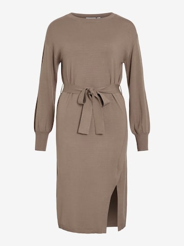 VILA Knit dress 'VIRicky' in Brown: front