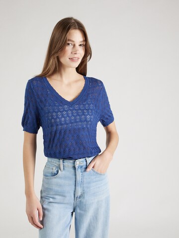 Pull-over Molly BRACKEN en bleu : devant