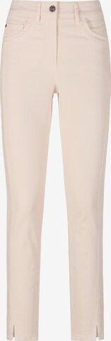 Coupe slim Pantalon Basler en rose : devant