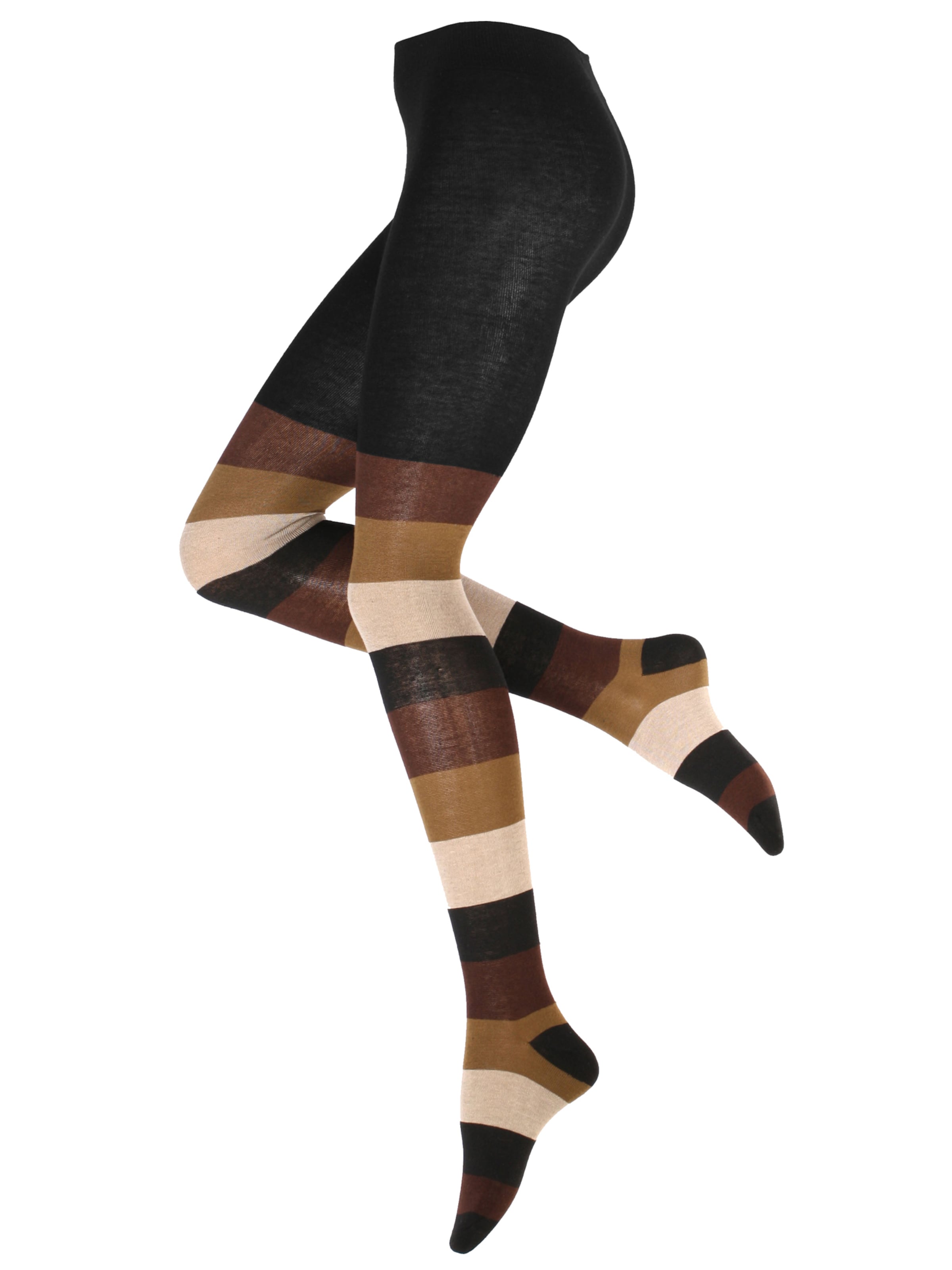 Collant di Yenita in nero: frontale