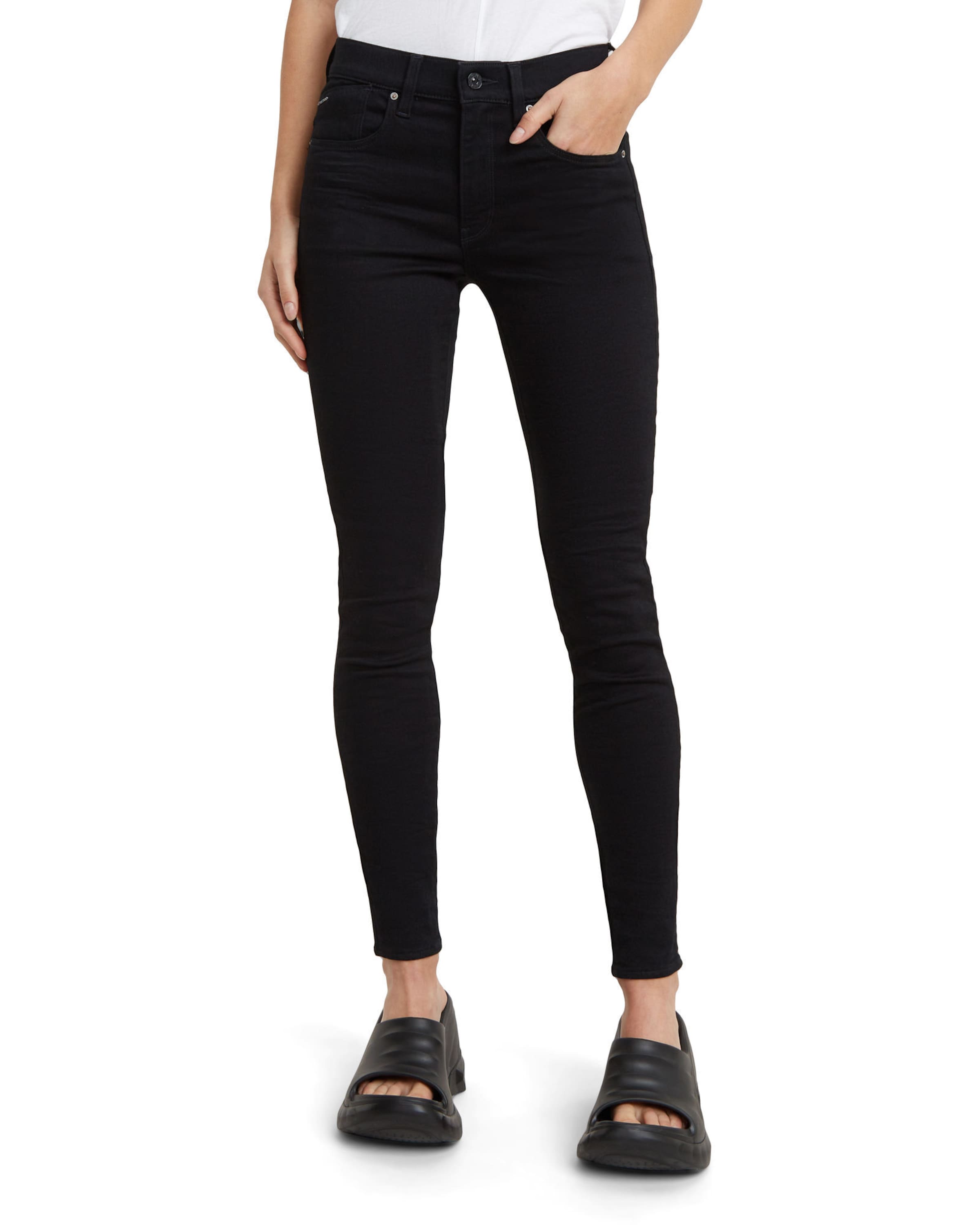 G-STAR Skinny Jeans 'Lhana' in Black: front