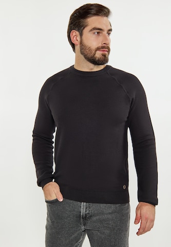 DreiMaster Maritim Pullover in Schwarz: predná strana