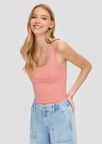 QS Top in Orange: Vorderseite